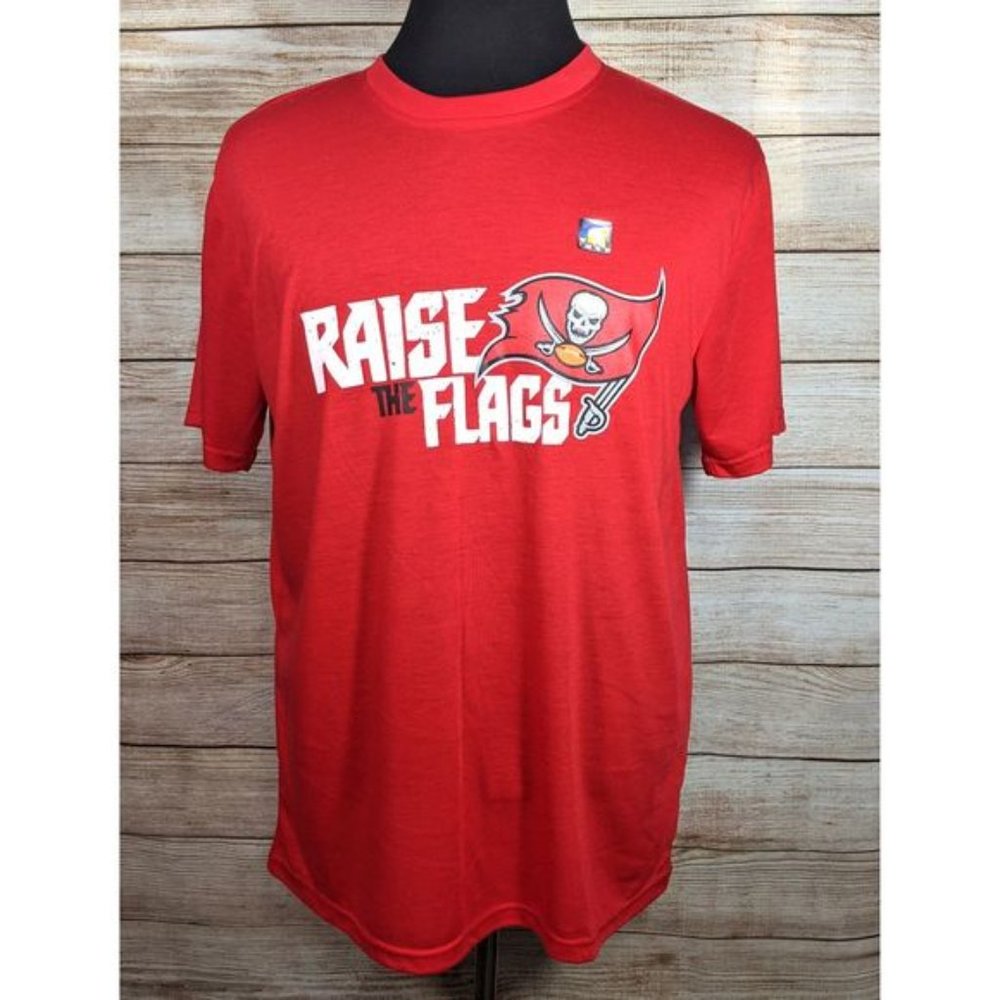 Tampa Bay Buccaneers Red Raise the Flag T Shirt XL - Picture 2 of 3